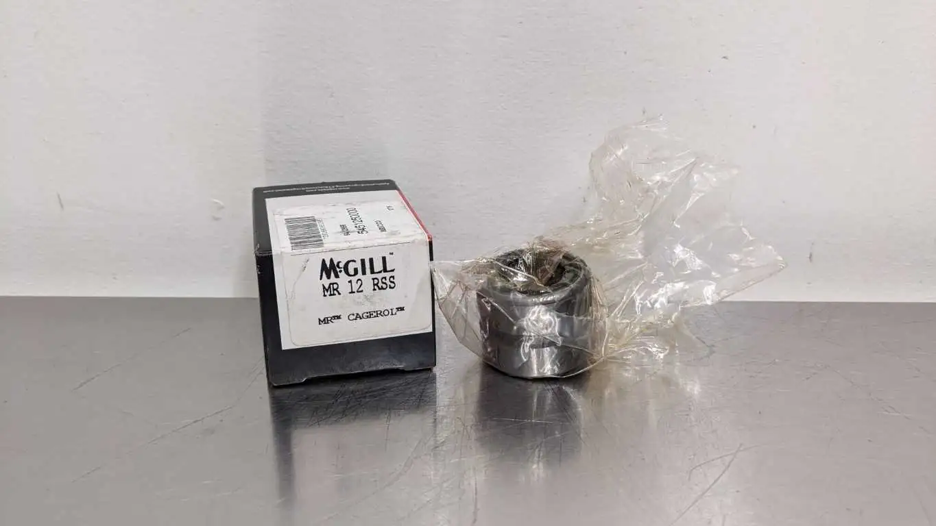 McGill MR 12 RSS Cagerol Radial Needle Roller Bearing .75 in ID x 1.25 in OD x 1 in Wide