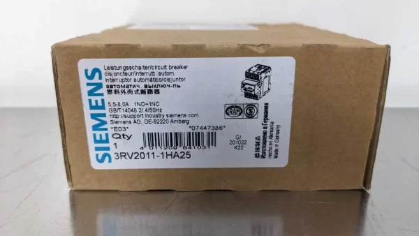 3RV2011-1HA25, Siemens, Circuit Breaker