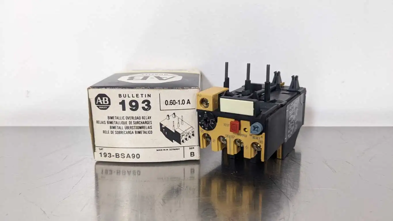 Allen-Bradley 193-BSA90 Overload Relay Ser B 0.60-1.0A