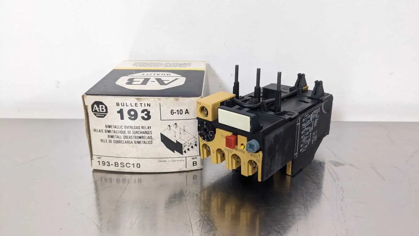 Allen-Bradley 193-BSC10 Overload Relay Ser B 6-10A