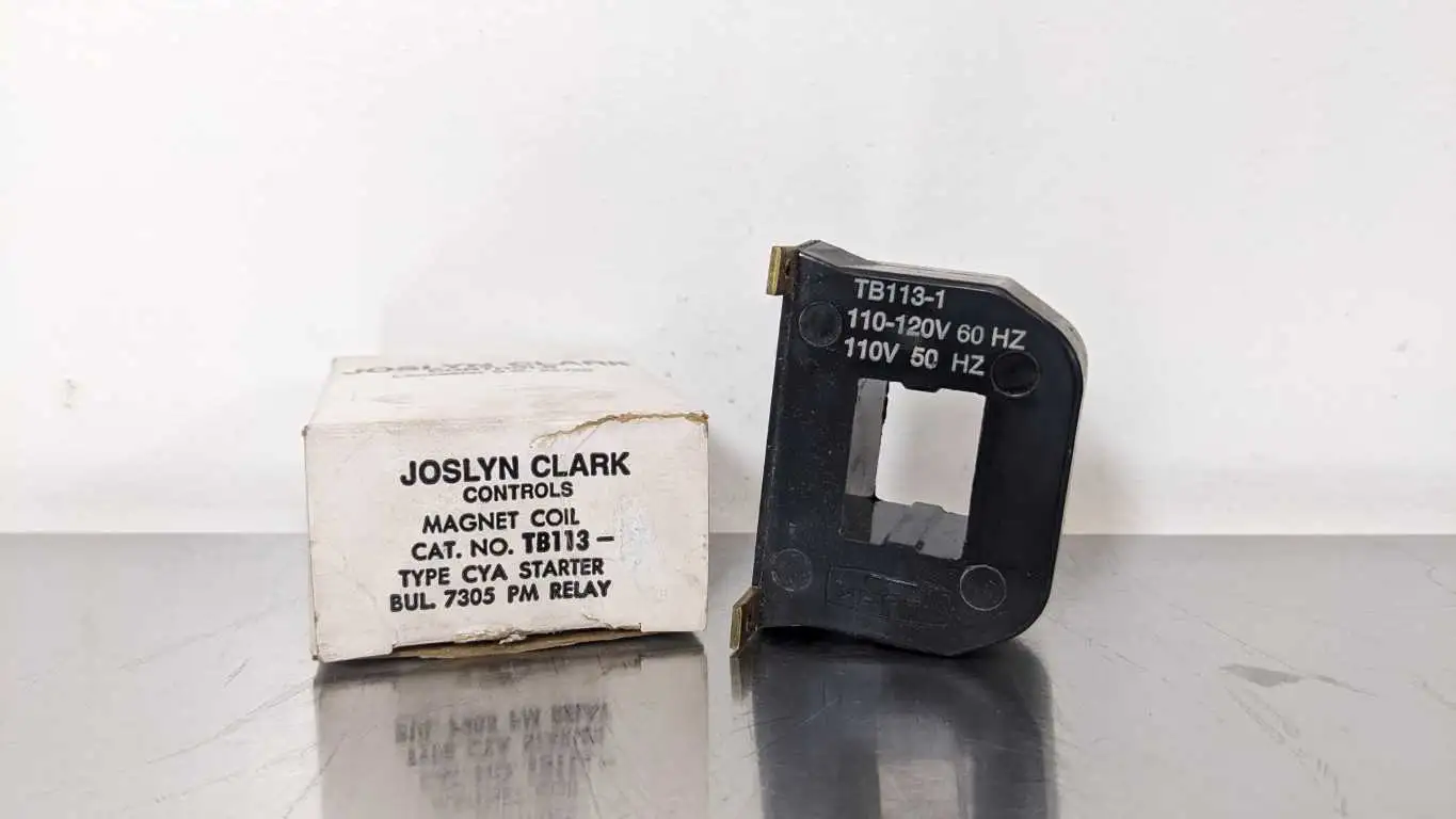 Joslyn Clark TB113-1 Magnet Coil 110/120VAC Type CYA Starter Bul 7305 PM Relay