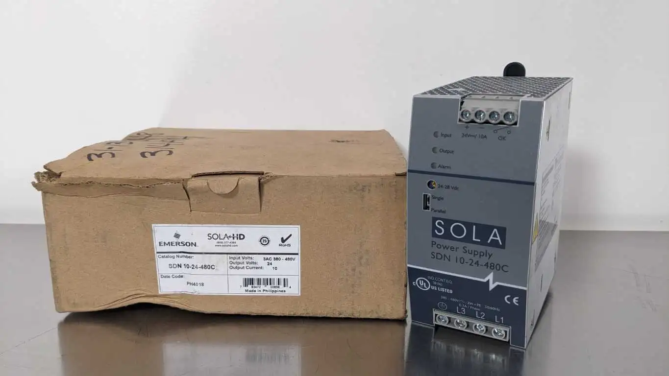 Sola SDN-10-24-480C Emerson 3AC 380-480VAC to 24VDC