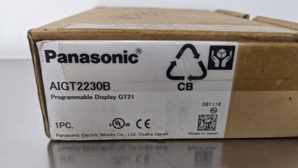 AIGT2230B, Panasonic, Programmable Display 4568 10 Panasonic AIGT2230B 1