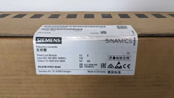 6SL3130-6TE21-6AA4, Siemens, Frequency Converter