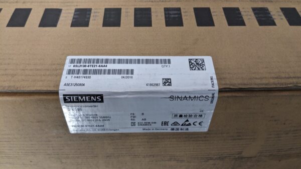 6SL3130-6TE21-6AA4, Siemens, Frequency Converter