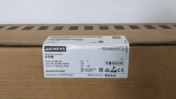 6SL3130-6TE21-6AA4, Siemens, Frequency Converter