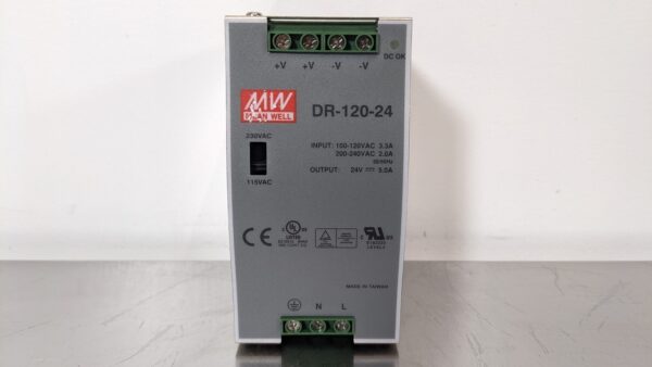 DR-120-24, Mean Well, Power Supply 4585 5 Mean Well DR 120 24 1