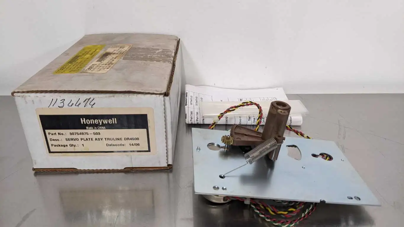 Honeywell 30754975-503 Servo Plate Assembly Truline DR4500