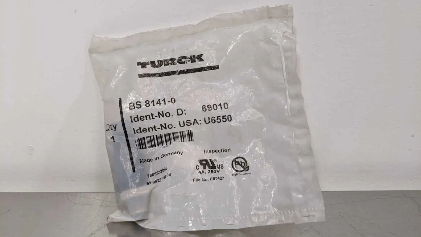 Turck BS 8141-0 Actuator and Sensor Field Wireable U6550