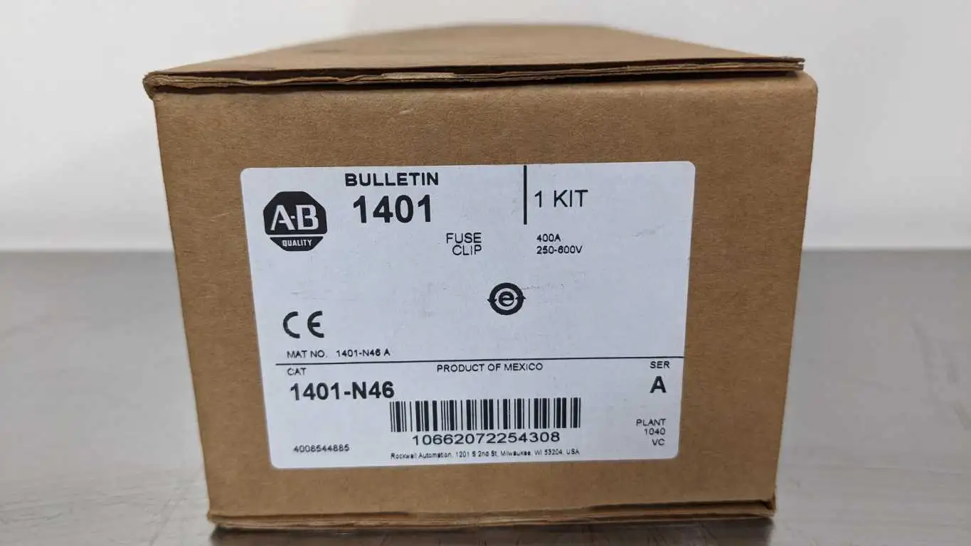 Allen-Bradley 1401-N46 Fuse Clip Kit Ser A 400A 250-600V 400A 250-600V