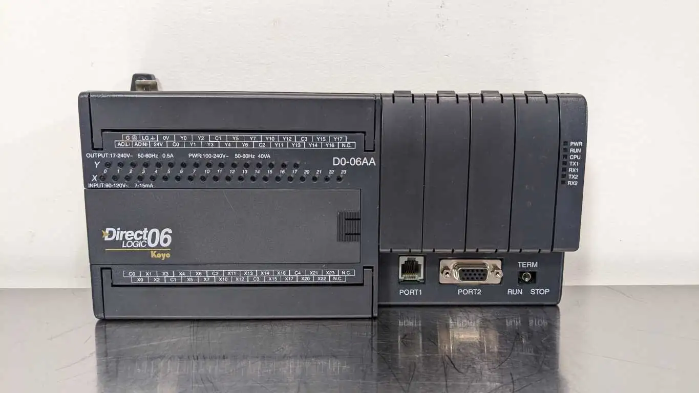 Automation Direct D0-06AA PLC 90-120VAC 17-240VAC Direct Logic 06 Koyo