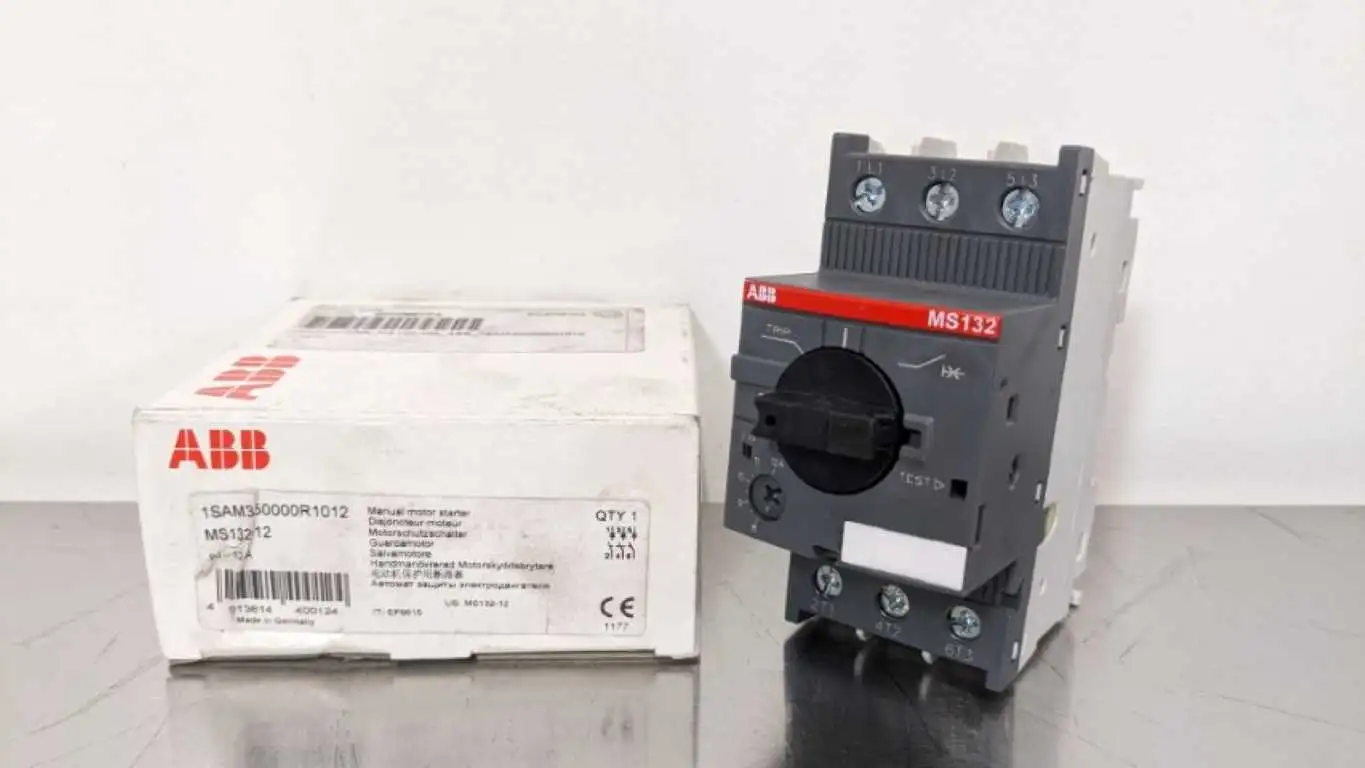 ABB MS132-12 Manual Motor Starter Circuit Breaker 8.0-12A 1SAM350000R1012