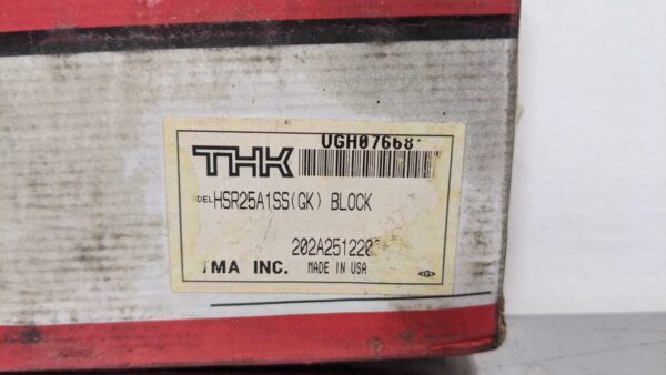 HSR25A1SS UGH07668, THK, Linear Bearing Block