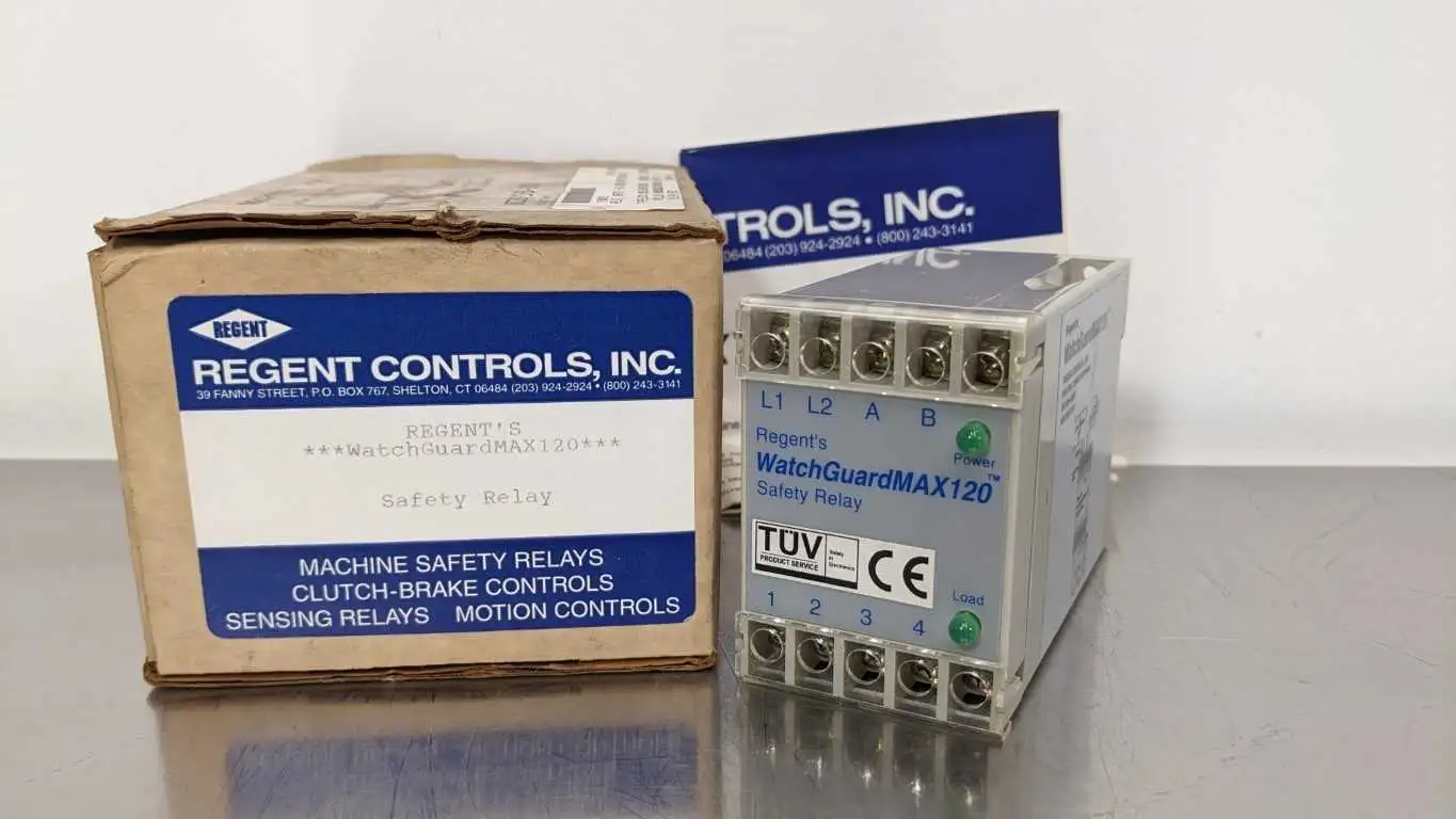 Regent WatchGuardMAX120 Safety Relay 120/230VAC 60VDC