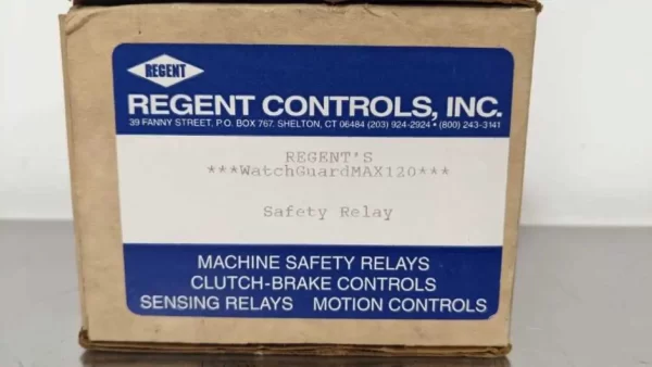 WatchGuardMAX120, Regent, Safety Relay