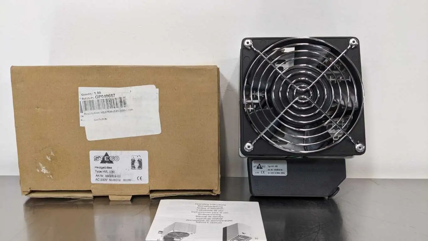 Stego HVL030 Heater and Fan 600W 230VAC 600W 230VAC 03026.9-00 HVL 030