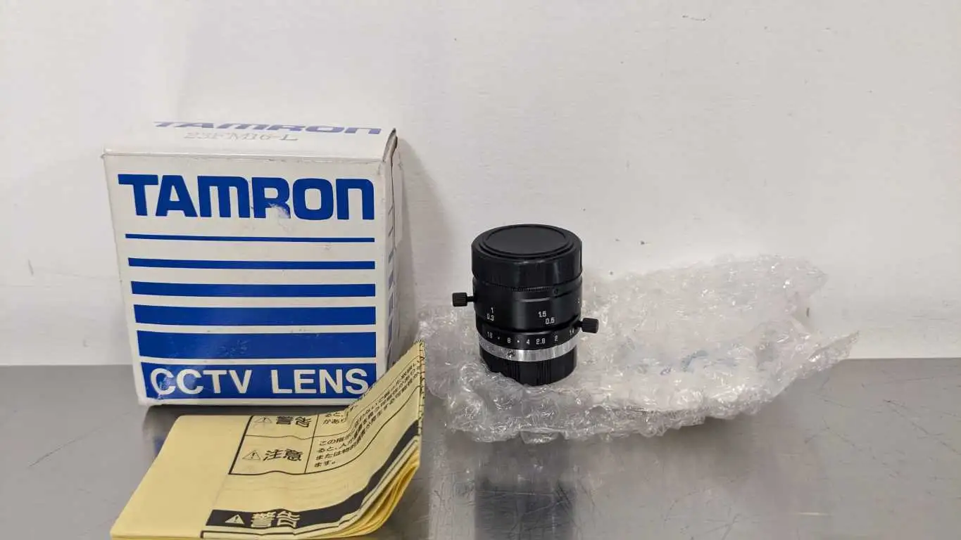 Tamron 23FM16-L CCTV Lens 16mm C-Mount 2/3 F/1.4 Standard High Resolution Lens with Lock