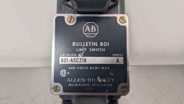 801-ASC218, Allen-Bradley, Limit Switch