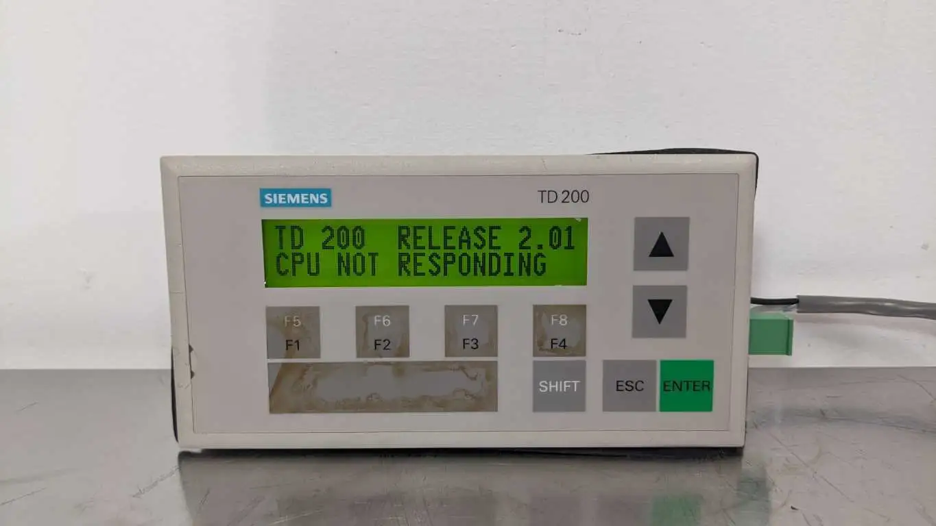 Siemens 6ES7 272-0AA20-0YA0 Text Display 24VDC 120mA TD200