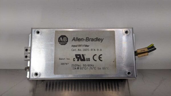 160S-RFA-9-A, Allen-Bradley, Input RFI Filter 4761 1 Allen Bradley 160S RFA 9 A 1