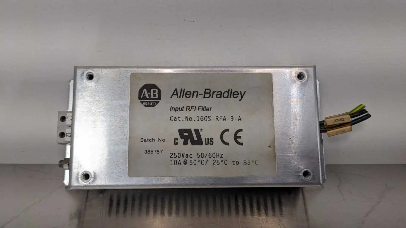 Allen-Bradley 160S-RFA-9-A Input RFI Filter 250VAC 10A 250VAC 10A