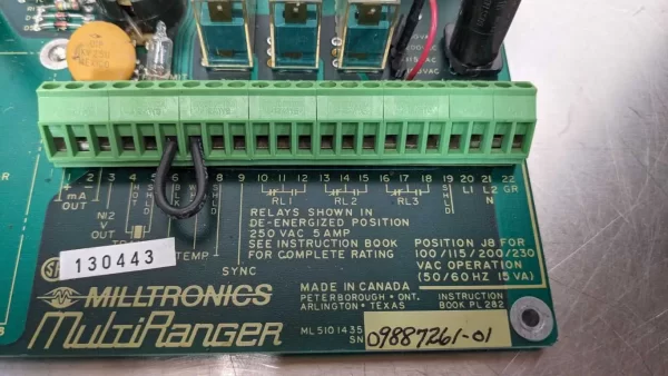 ML5101435, Milltronics, Programmable Relay System Module