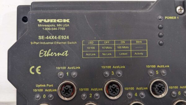 SE-44X4-E924, Turck, 9-Port Industrial Ethernet Switch