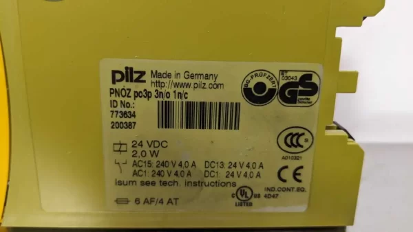 773634, Pilz, Safety Relay