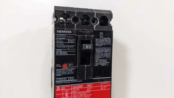 CED63B080L, Siemens, Molded Case Circuit Breaker