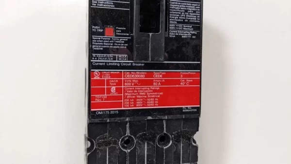 CED63B080L, Siemens, Molded Case Circuit Breaker