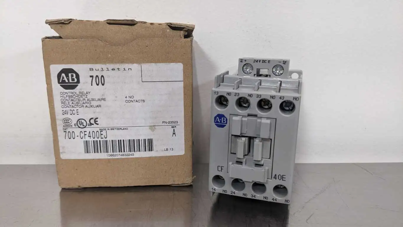 Allen-Bradley 700-CF400EJ Control Relay Ser A 4NO 24VDC Coil Contacts