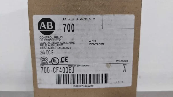 700-CF400EJ, Allen-Bradley, Control Relay