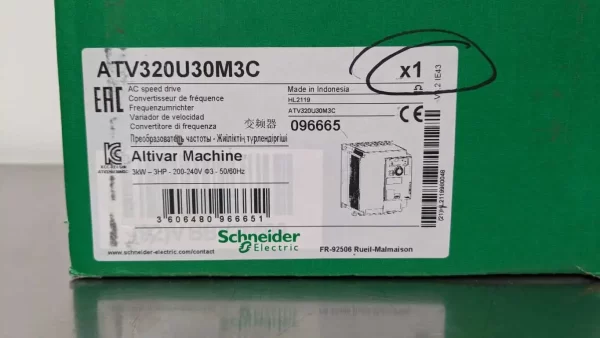 ATV320U30M3C, Schneider Electric, AC Speed Dirve