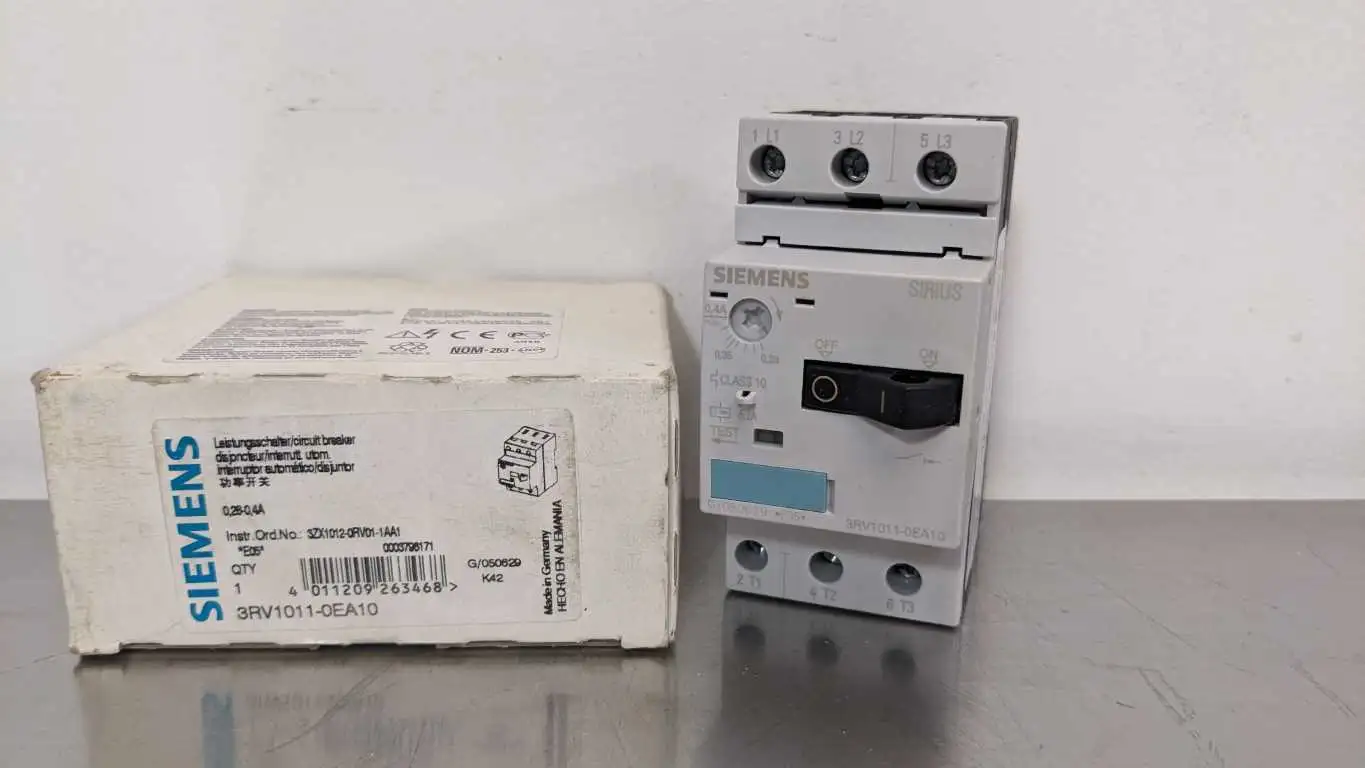 Siemens 3RV1011-0EA10 Circuit Breaker 0.28-0.4A