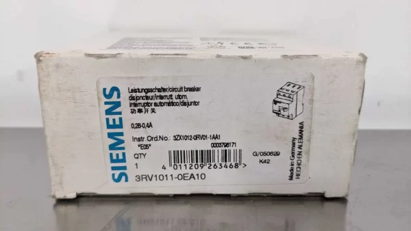 3RV1011-0EA10, Siemens, Circuit Breaker