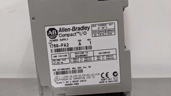 1769-PA2, Allen-Bradley, Power Supply 4867 5 Allen Bradley 1769 PA2 1