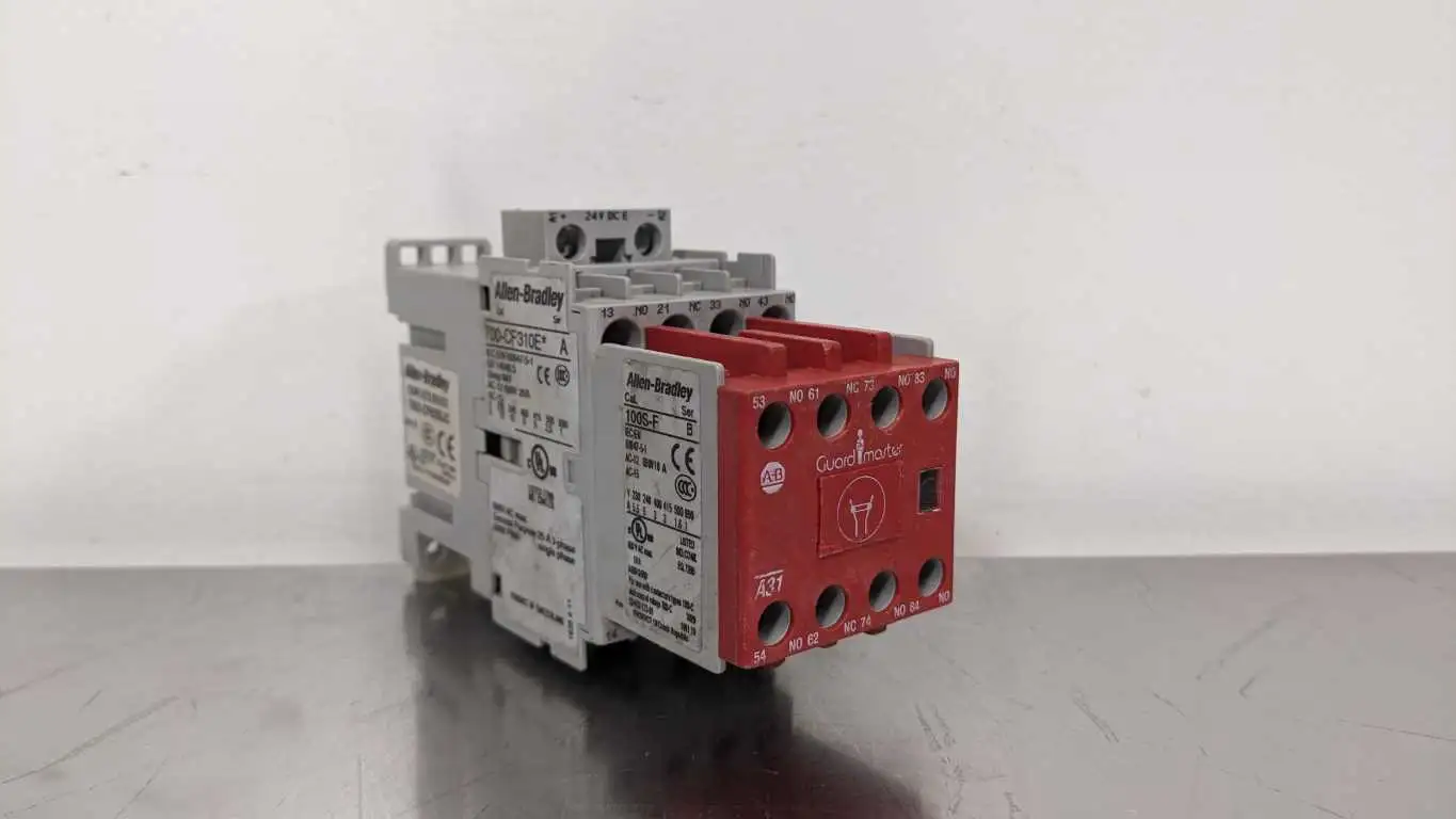 Allen-Bradley 700S-CF620EJC Safety Relay and Contactor Ser A 3NO 1NC 24VDC Coil Guardmaster