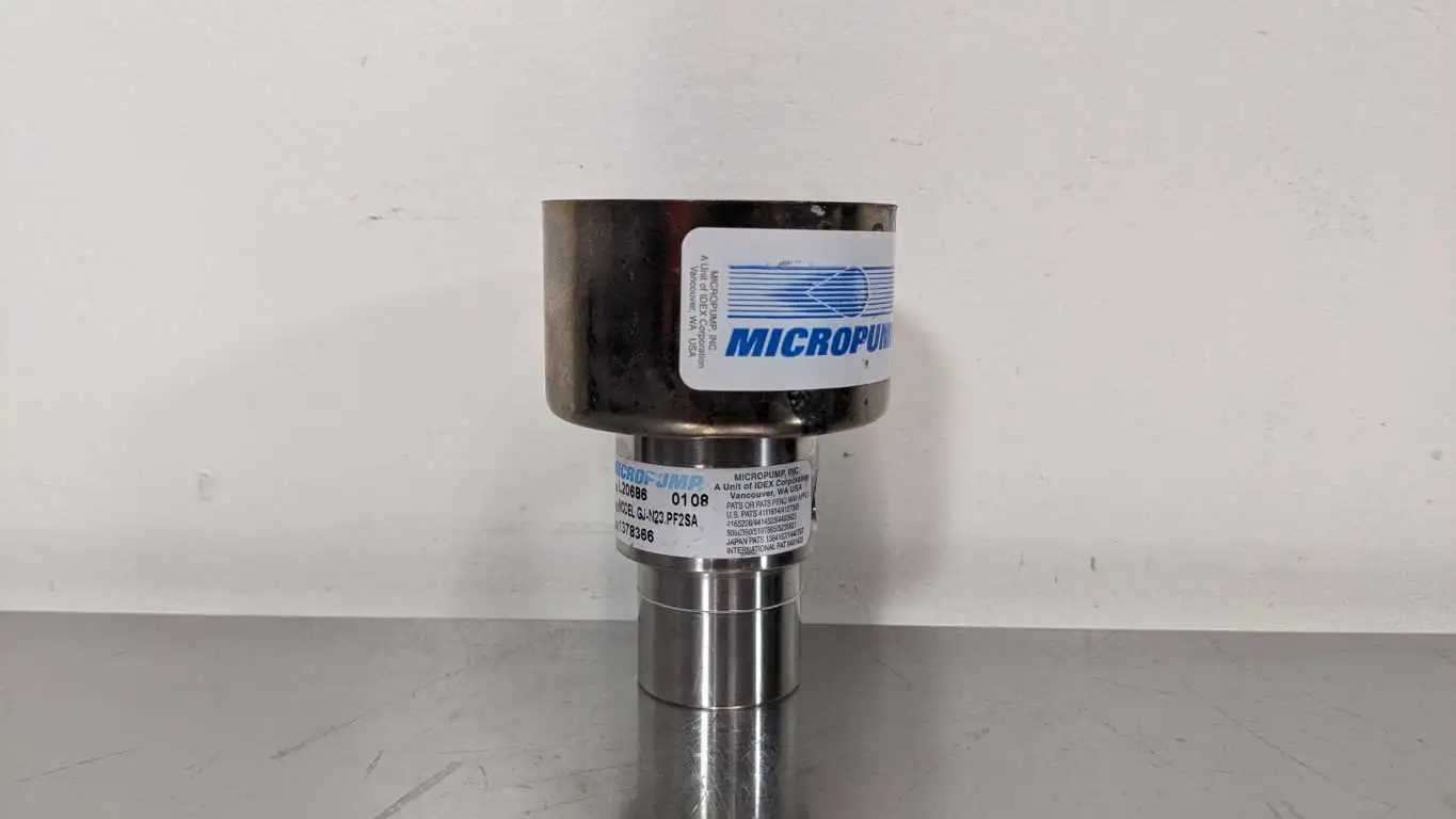 Micropump GJ-N23.PF2SA Precision Drive Gear Pump 0.64 ml/rev 500-5500 RPM GJ-N23