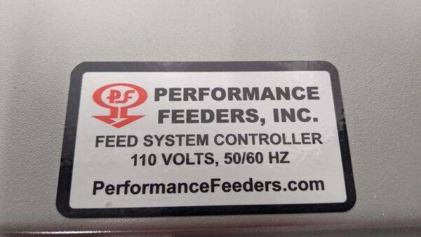 PF-2R, Performance Feeders, Feed System Controller 4875 8 Performance Feeders PF 2R 1