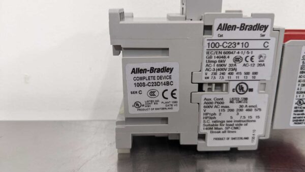 100S-C23D14BC, Allen-Bradley, Safety Contactor 4881 6 Allen Bradley 100S C23D14BC 1