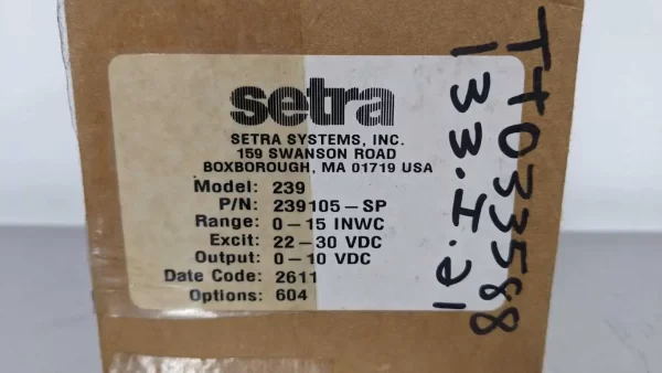 239, Setra, Pressure Transducer