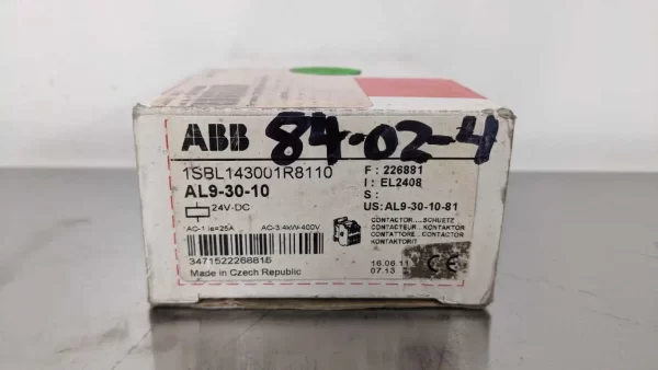 AL9-30-10, ABB, Contactor