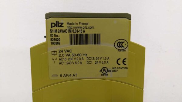 828020, Pilz, Voltage Monitoring Relay 4901 4 Pilz 828020 1