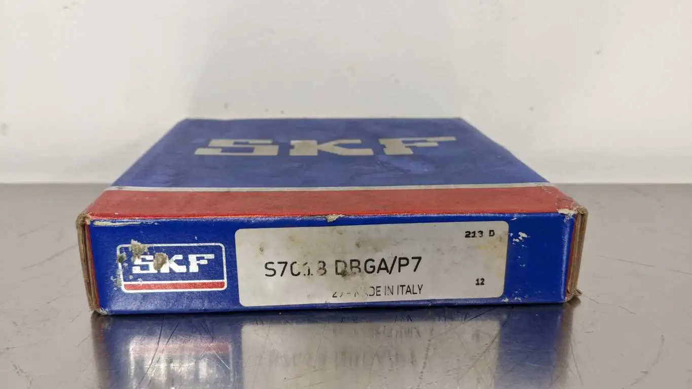 SKF S7018 DBGA/P7 Super-Precision Angular Contact Ball Bearing 90mm ID x 140mm OD x 24mm Wide