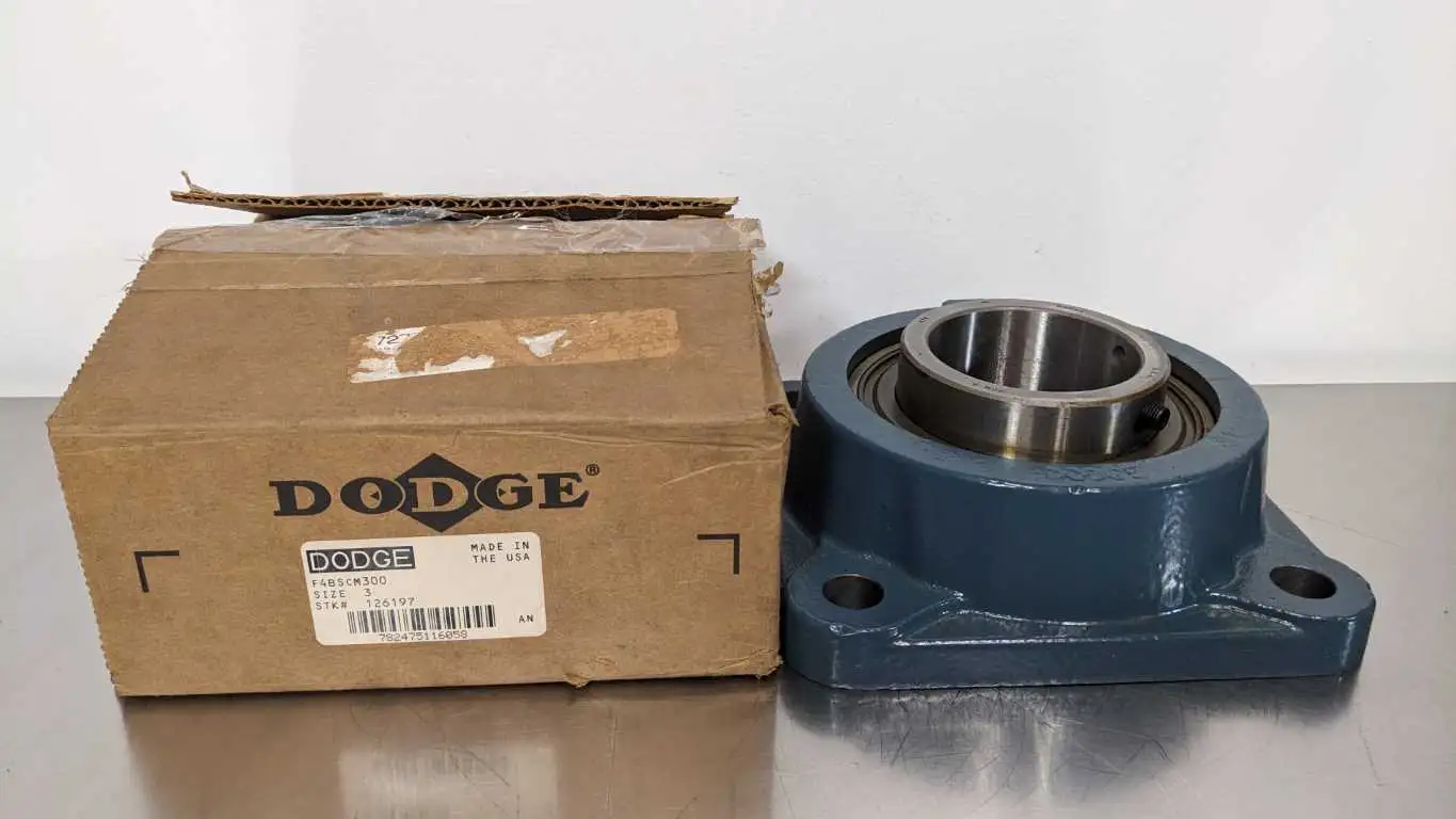 Dodge F4BSCM300 4 Bolt Flange Bearing 3″ 124083 SCM 3