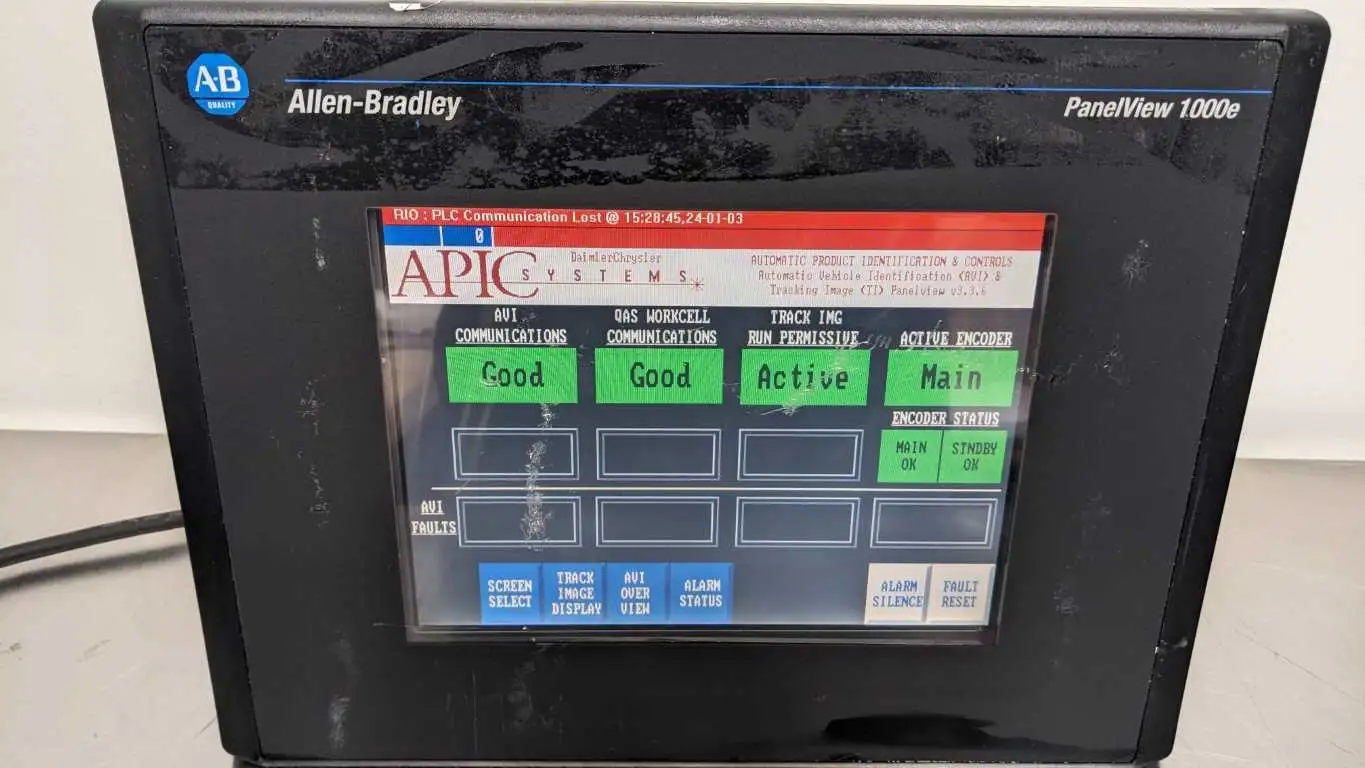 Allen-Bradley 2711E-T10C6 PanelView 1000e Ser D Rev E FRM 5.16 115/230VAC 70W