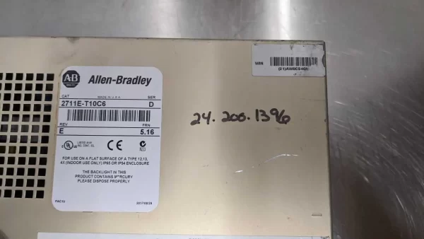 2711E-T10C6, Allen-Bradley, PanelView 1000e