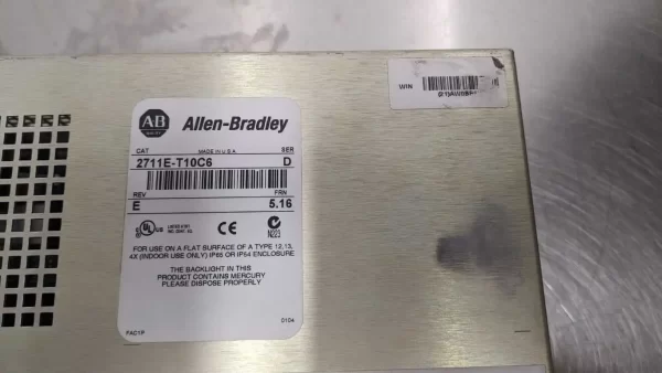 2711E-T10C6, Allen-Bradley, PanelView 1000e