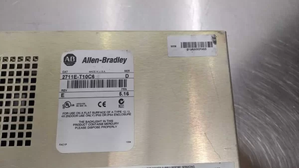 2711E-T10C6, Allen-Bradley, PanelView 1000e