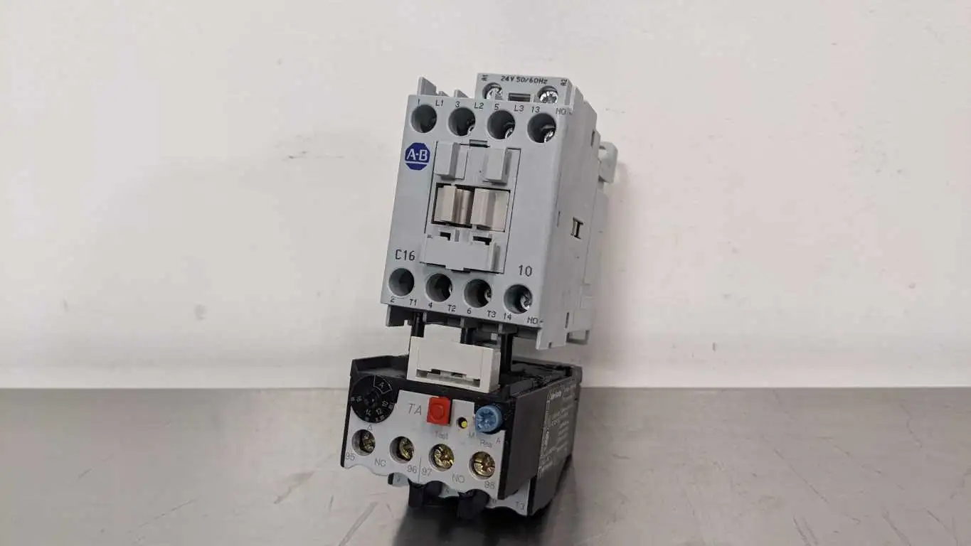 Allen-Bradley 100-C16B10 193-TAC16 Contactor with Overload Relay 10-16A 100-C16*10 24V